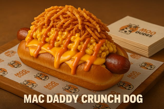 The Mac Daddy Crunch Dog.