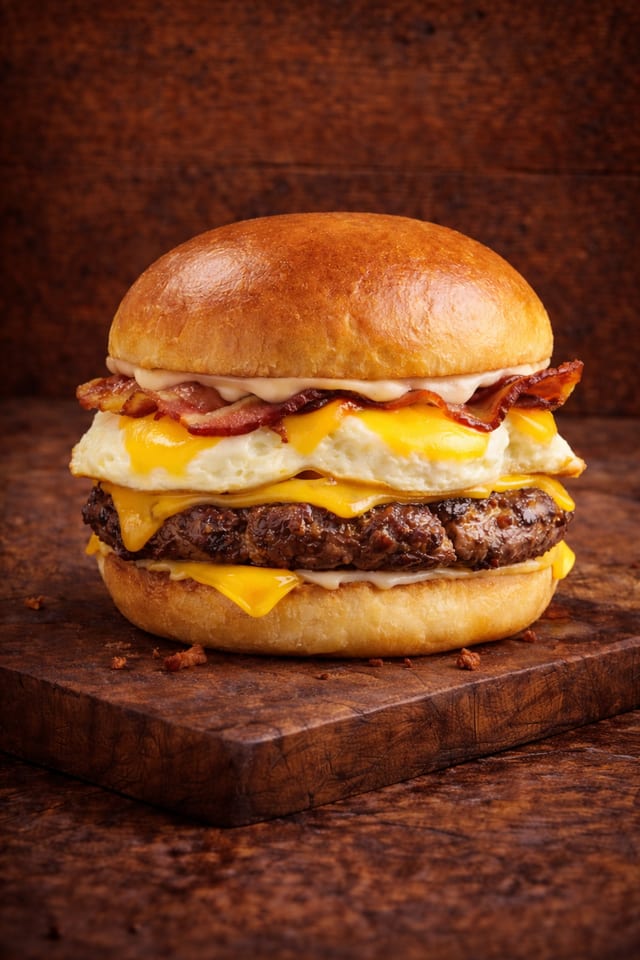 The Beef Bruiser - The OG Breakfast Burger.
