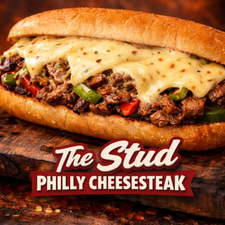 The Stud Philly Cheese Steak